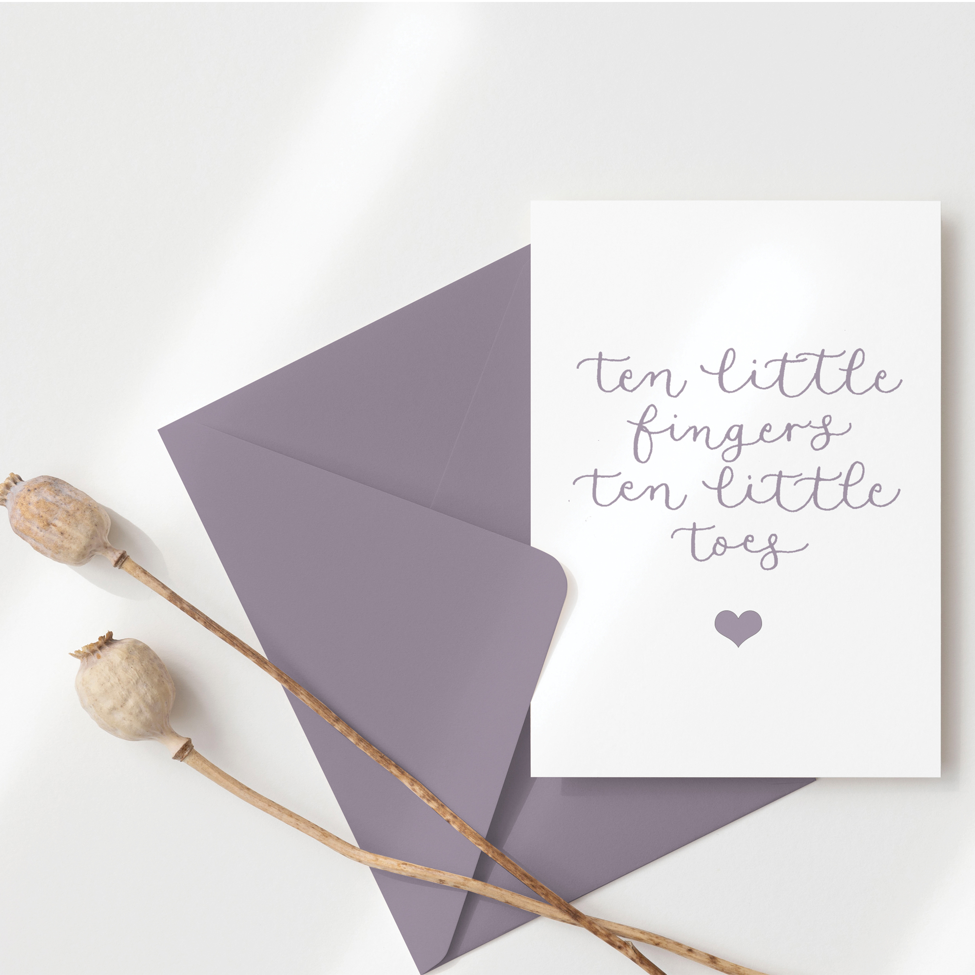 Instant Digital Download - Newborn Baby Card