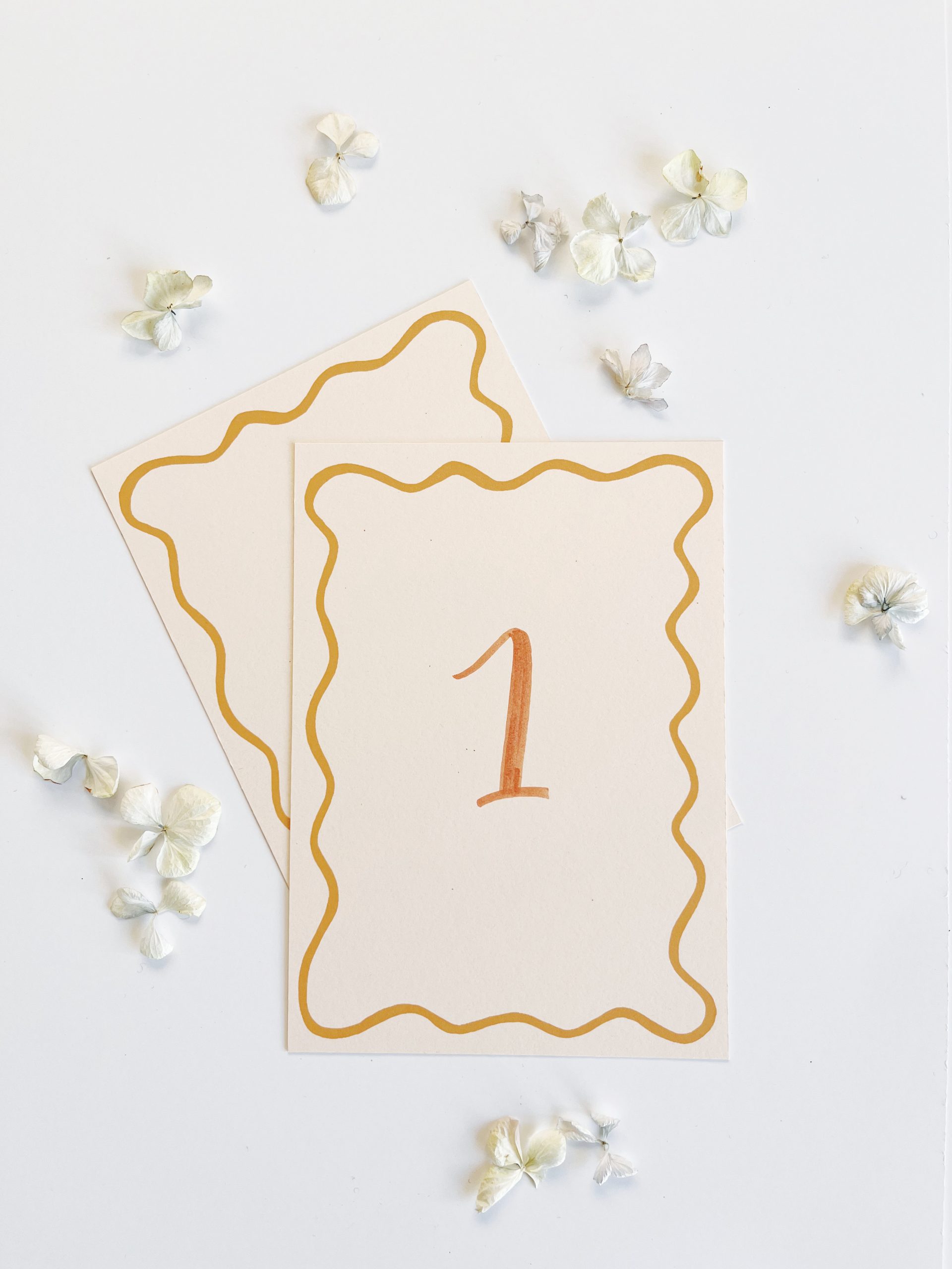 Squiggle Table Numbers