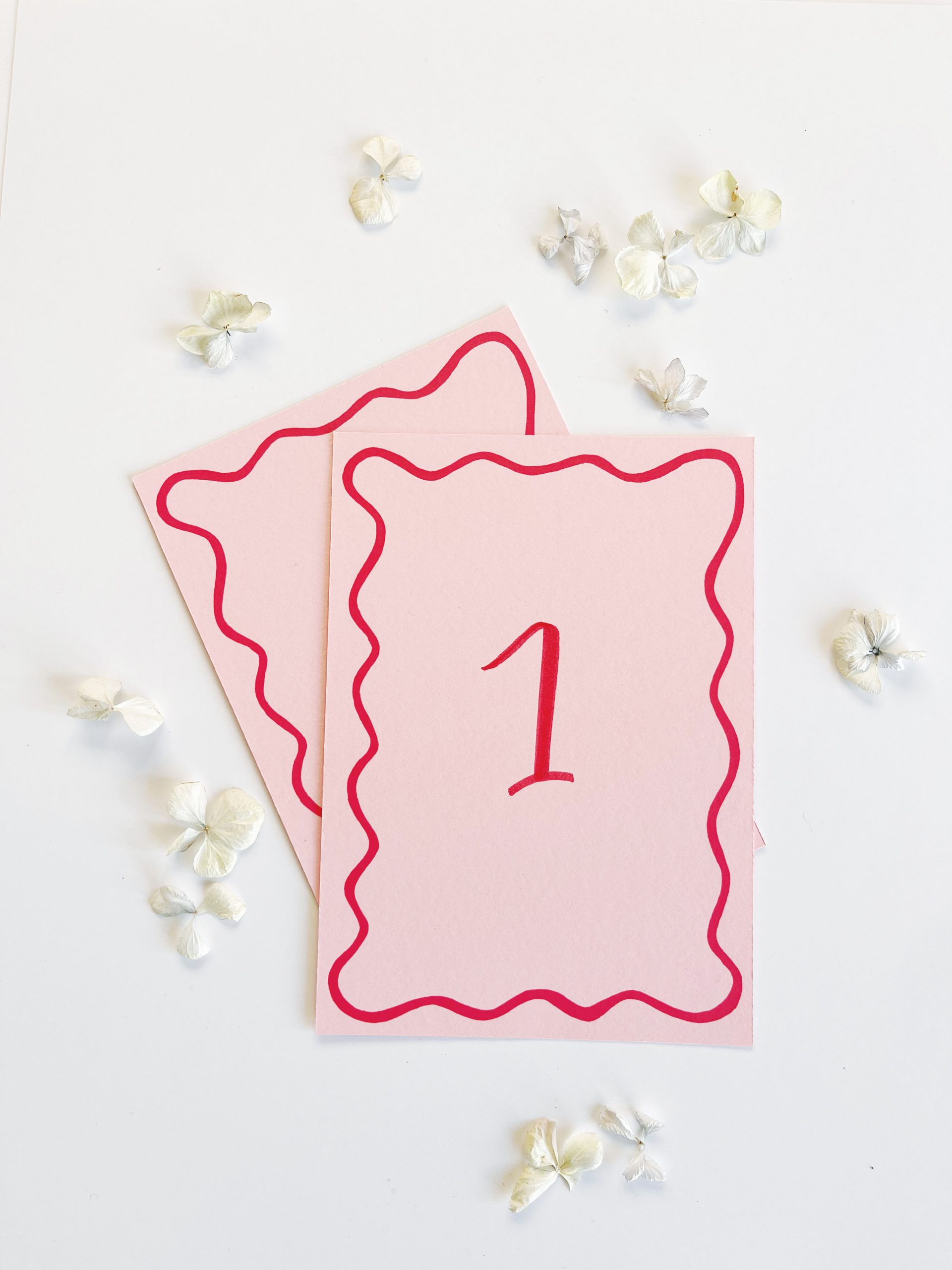 Squiggle Table Numbers